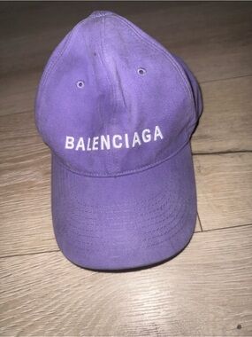 Purple Balenciaga Baseball Cap